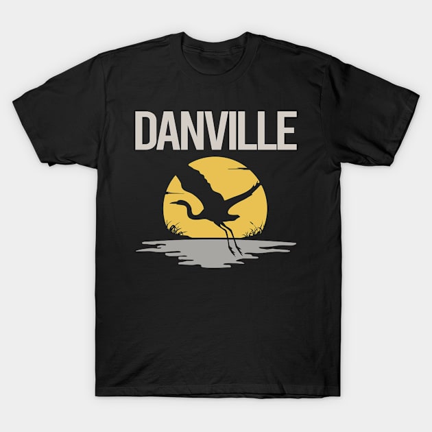 Flying Stork Danville T-Shirt by flaskoverhand